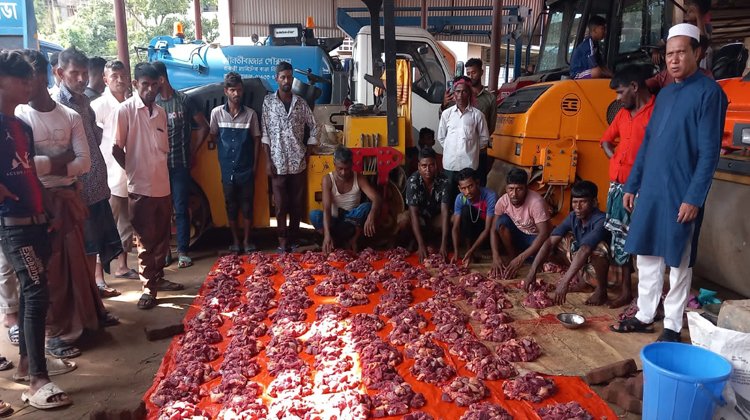 মৌলভীবাজার পৌরসভার সাবেক চেয়ারম্যানদের নামে কুরবানি দেয়া হয়েছে
