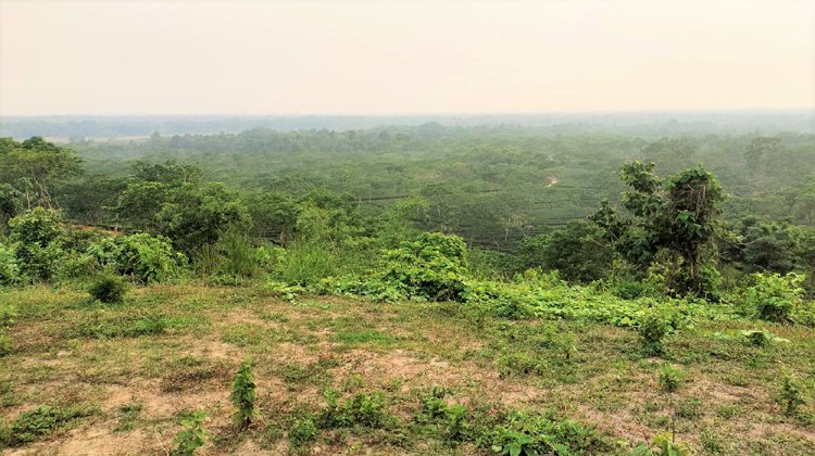 এক পাশে ভারত সীমান্ত অন্য পাশে বাংলাদেশ