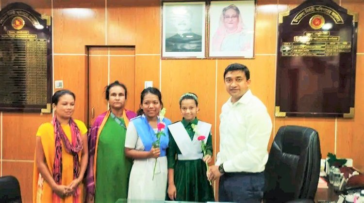 শ্রীমঙ্গলে দুই শিক্ষার্থীর পড়ালেখার দায়িত্ব নিয়েছেন  ইউএনও আলী রাজিব মাহমুদ মিঠুন