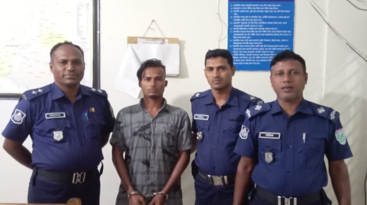 কমলগঞ্জে ২ বছরের সাজাপ্রাপ্ত আসামি গ্রেফতার