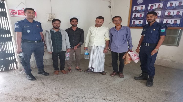 বিশেষ অভিযানে সাজা পরোয়ানাভুক্ত ৫ আসামিসহ ৭ জন গ্রেফতার