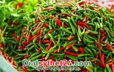 সিলেটে ১ হাজার টাকা কেজি দরে বিক্রি হচ্ছে কাঁচা মরিচ