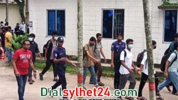 সরকারবিরোধী ষড়যন্ত্রের অভিযোগ: সুনামগঞ্জে বুয়েটের ৩৪ শিক্ষার্থী আটক