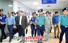 সিলেট সফরে আইজিপি চৌধুরী আব্দুল্লাহ আল-মামুন