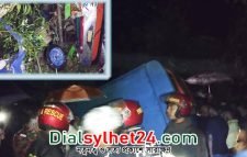 সিলেট-তামাবিল সড়কে বাস-ইজিবাইজ সংঘর্ষে নিহত ৫