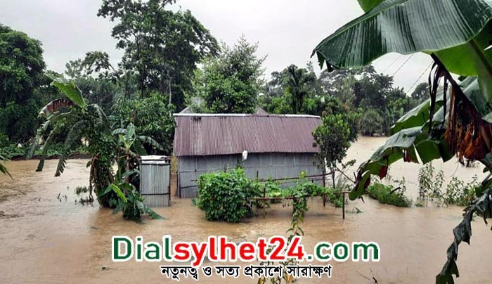 সুনামগঞ্জে বিপৎসীমার ১৩৩ সেন্টিমিটার ওপরে সুরমার পানি