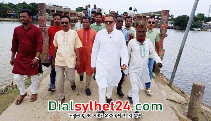 দিরাই-শাল্লায় মনোনয়ন পেতে আব্দুল্লাহ আল মাহমুদের গণসংযোগ