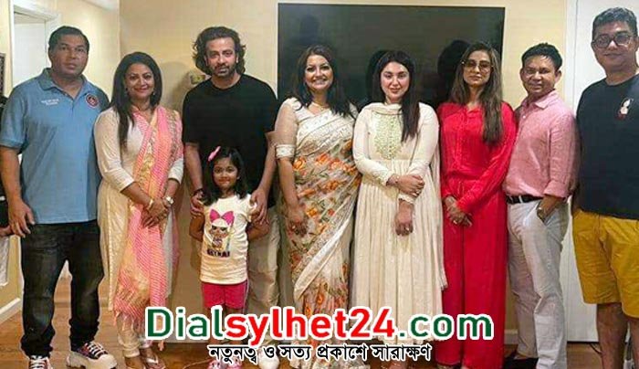 নিউইয়র্কে সামাজিক অনুষ্ঠানে শাকিব-অপু