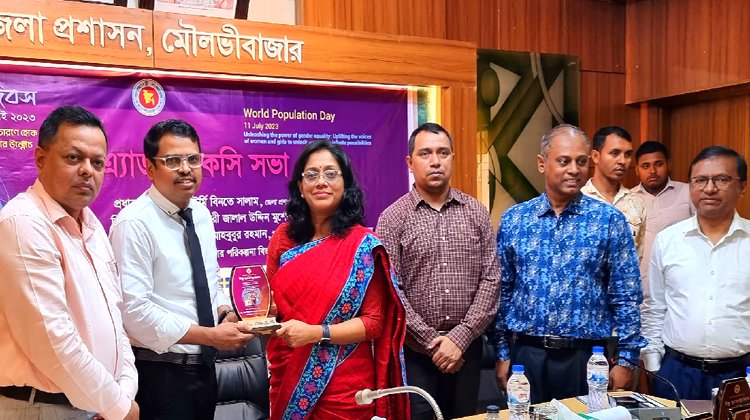 সিলেট বিভাগীয় পর্যায়ে শ্রেষ্ঠ মৌলভীবাজার সদর হাসপাতাল