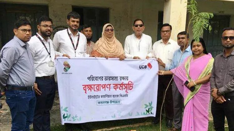 কমলগঞ্জে এক হাজার গাছের চারা রোপণ