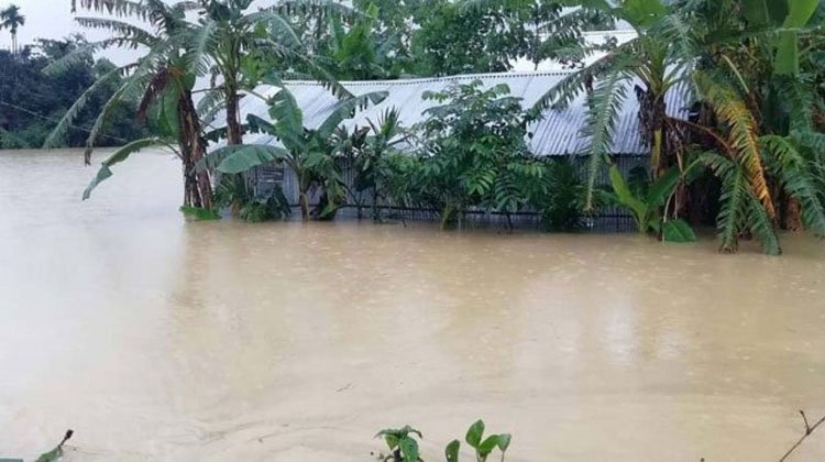 হাকালুকিতে বাড়ছে পানি