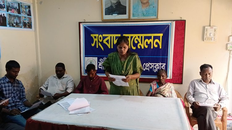 অনিয়মতান্ত্রিক নিবার্চন বাংলাদেশ চা শ্রমিক ইউনিয়নের বিরোদ্ধে একাংশের সংবাদ সম্মেলন