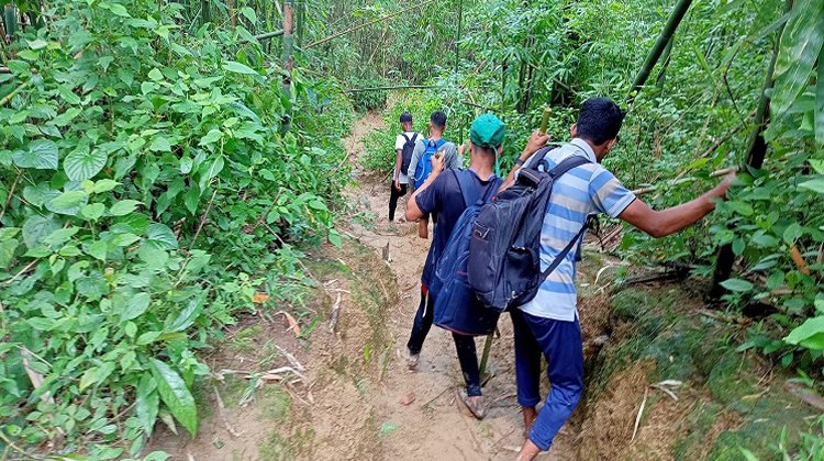 রোমাঞ্চকর অভিযাত্রীদের এক তীর্থভূমি ‘হাম-হাম জলপ্রপাত’