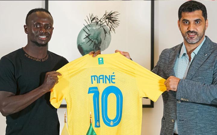 সৌদি আরবে আল নাসরে ক্লাবে যোগ দিলেন সাদিও মানে