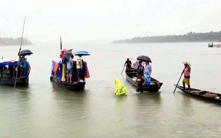 নিখোঁজের ৪ ঘন্টা পর জাফলং থেকে উদ্ধার হল পর্যটকের মরদেহ