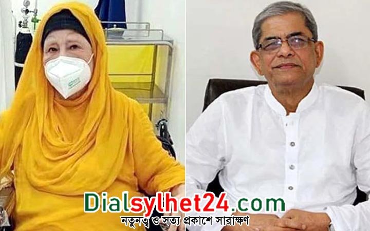 খালেদা জিয়াকে দেখতে হাসপাতালে মির্জা ফখরুল