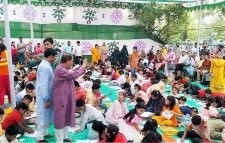 সুনামগঞ্জের হাজারো শিক্ষার্থীর অংশগ্রহণে চিত্রাঙ্কন ও সুন্দর হাতে লেখা প্রতিযোগিতা