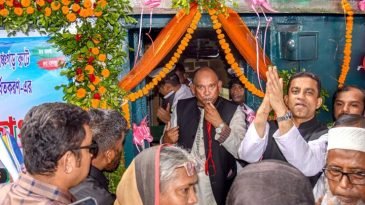বোনারপাড়া-দিনাজপুর রুটে চালু হলো রামসাগর এক্সপ্রেস
