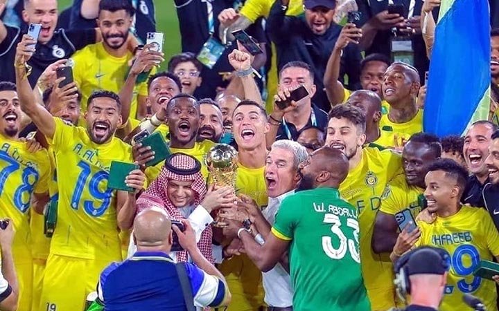 রোনালদোর জোড়া গোলে চ্যাম্পিয়ন আল নাসর