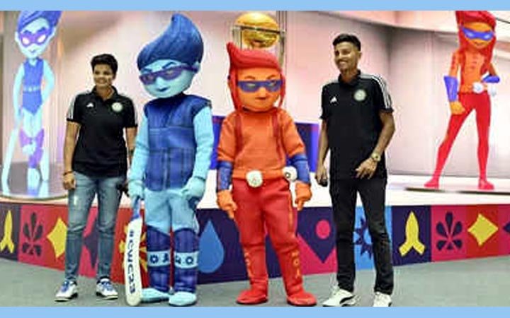 ক্রিকেট বিশ্বকাপের মাসকট উন্মোচন