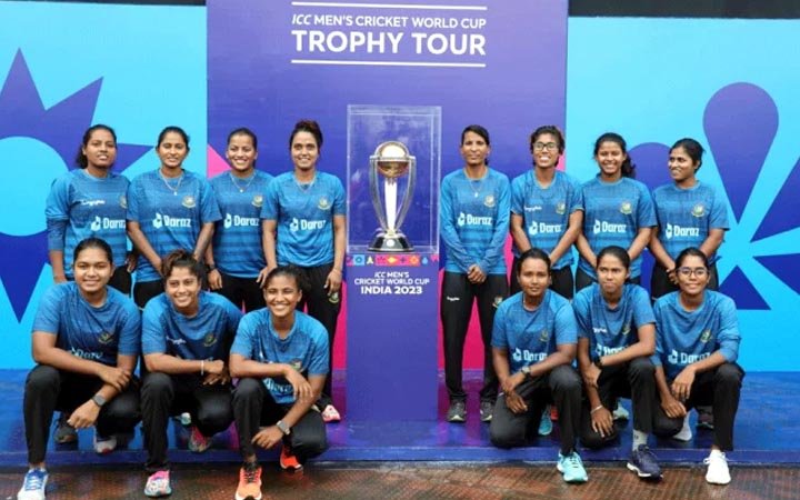 মিরপুরে প্রাণবন্ত বিশ্বকাপ ট্রফির একদিন