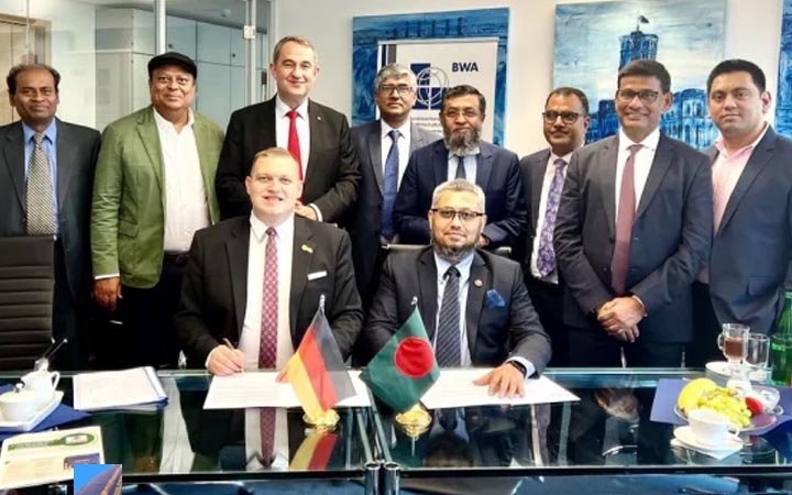 বাংলাদেশ-জার্মানির মধ্যে সমঝোতা চুক্তি স্বাক্ষর