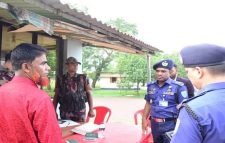 কুলাউড়া চাতলাপুর ইমিগ্রেশন পরিদর্শনে পুলিশ সুপার