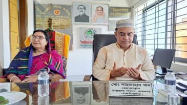 রাজনগর উপজেলা পরিষদের নবনির্মিত ভবন উদ্বোধন নিয়ে জটিলতা !উদ্বোধনের আগেই অফিসে ঢুকলেন উপজেলা চেয়ারম্যান