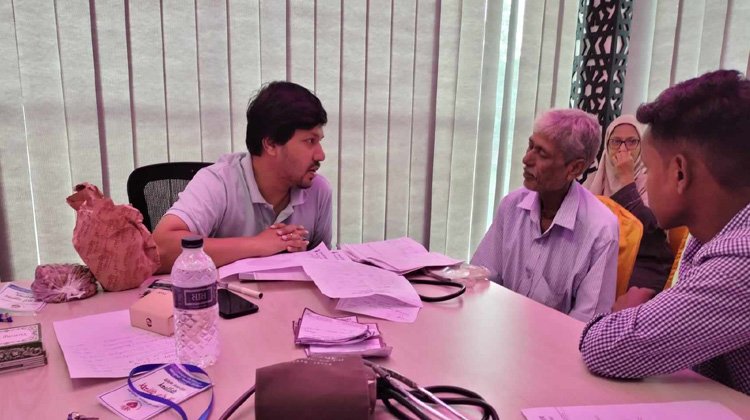 ন্যাশনাল হার্ট ফাউন্ডেশন এর আয়োজনে ফ্রি হার্ট ক্যাম্প অনুষ্ঠিত