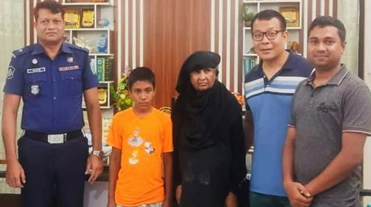 কুলাউড়ায় নিখোঁজ মাদ্রাসাছাত্রকে পরিবারের কাছে ফিরিয়ে দিলো পুলিশ