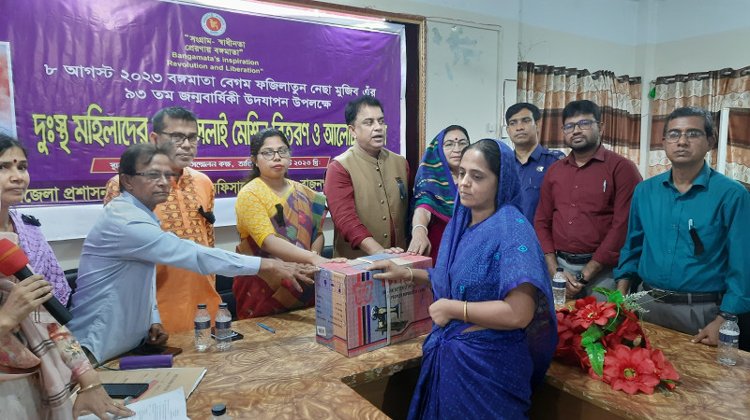 রাজনগরে বঙ্গমাতা বেগম ফজিলাতুন নেছা মুজিবের জন্ম বার্ষিকী উদযাপন