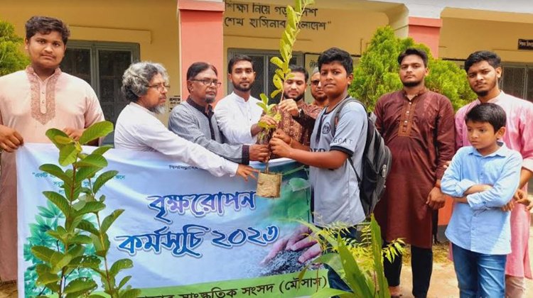 মৌলভীবাজারে মৌসাসের বৃক্ষ রোপণ কর্মসূচি পালিত