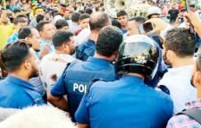 পুলিশের বাধায় জগন্নাথপুরে বিএনপির আনন্দ মিছিল পরবর্তী পথসভা পণ্ড