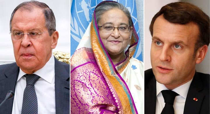 ঐতিহাসিক সফরে ল্যাভরভ-ম্যাক্রোঁকে স্বাগত জানাতে প্রস্তুত বাংলাদেশ