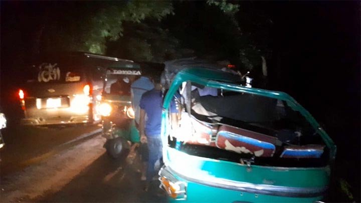 সিলেট-জকিগঞ্জ সড়কে ত্রিমুখী সংঘর্ষে নিহত ১