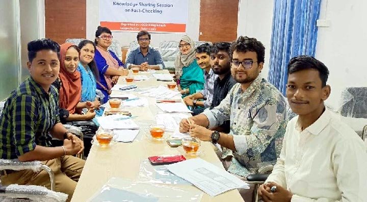 ফ্যাক্ট চেকিং নিয়ে সিলেটের সাংবাদিকদের সেশন অনুষ্ঠিত