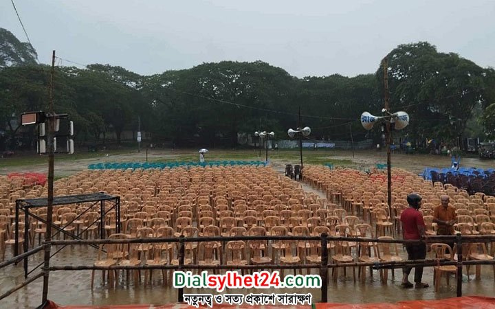 বিএনপির রোডমার্চে বৃষ্টির হানা