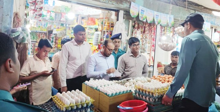 নিত্যপণ্যের মূল্য নিয়ন্ত্রণে সিলেটে জেলা প্রশাসনের অভিযান