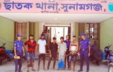 ছাতকে ভারতীয় ১৯ মহিষসহ ৫ চোরাকারবারী গ্রেপ্তার