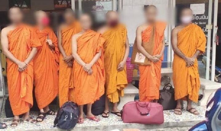থাইল্যান্ডে ভিক্ষু বেশধারী ৭ বাংলাদেশি গ্রেফতার