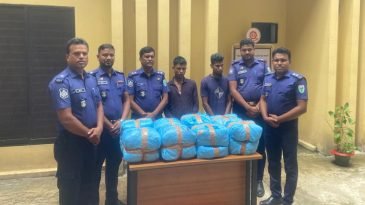 কুলাউড়ায় ৪১ কেজি গাঁজাসহ আটক ২