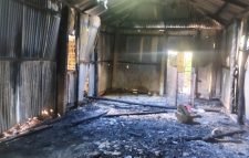 জুড়ীতে দুর্বৃত্তের আগুনে পুড়ে ছাই মুক্তিযোদ্ধার বসতঘর