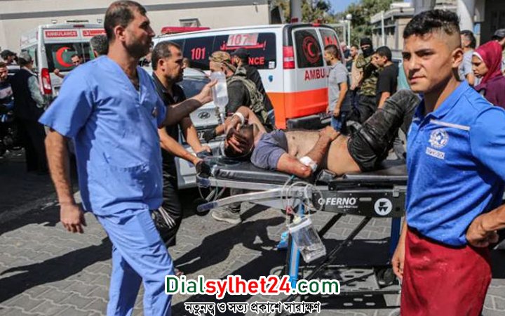 ফিলিস্তিনিদের লাশের পর লাশ আসছে হাসপাতালে