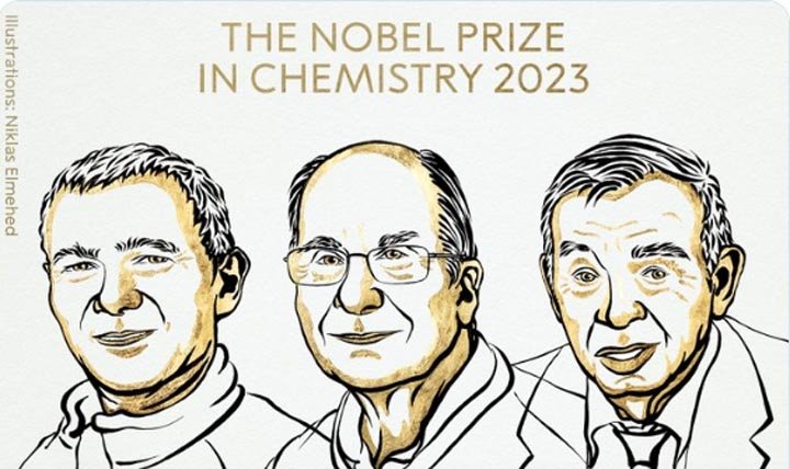 রসায়নে নোবেল পেলেন তিন বিজ্ঞানী
