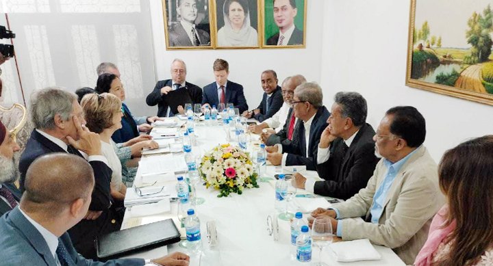 মার্কিন প্রতিনিধিদলের সঙ্গে বিএনপি নেতাদের বৈঠক-নৈশভোজ