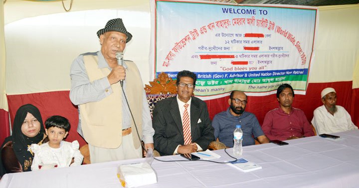 গরিব-দুঃস্থদের মুখে হাসি ফোটাতে সকলকে এগিয়ে আসতে হবে : শফিক শাহজাহান