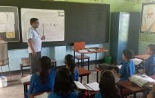 দীর্ঘ আট বছর পর বিদ্যালয়ে ফিরলেন শিক্ষক বিমলেন্দু