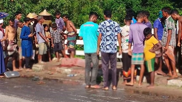 ট্রাকচাপায় প্রাণ গেলো মা-ছেলের