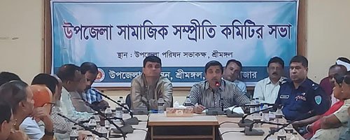 আইনশৃঙ্খলা ও সামাজিক সম্প্রীতি রক্ষায় সভা