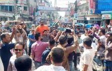 বিএনপি জামাতের হরতাল প্রতিরোধ করতে শ্রীমঙ্গল উপজেলা আওয়ামীলীগ, যুবলীগ, ছাত্রলীগ নেতা কর্মী মাঠে